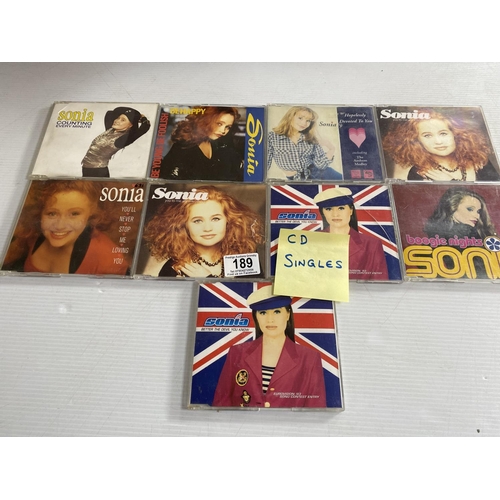 189 - 9 Sonia cd singles