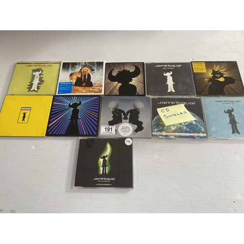 191 - 11 jamiroquai cd singles