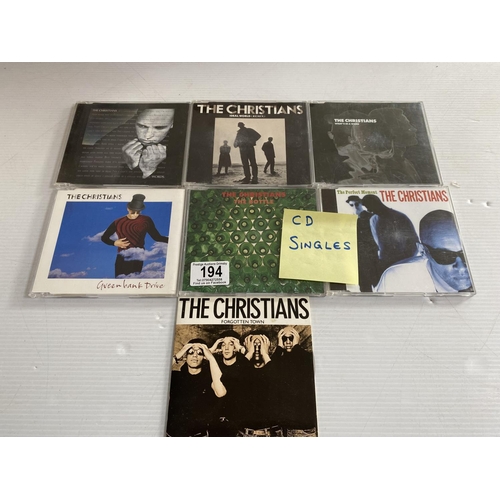 194 - 7 the Christian’s cd singles