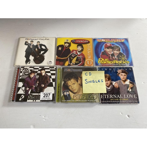 207 - 6 pj & Duncan cd singles