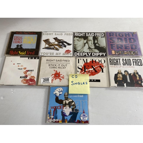 208 - 9 right said Fred cd singles