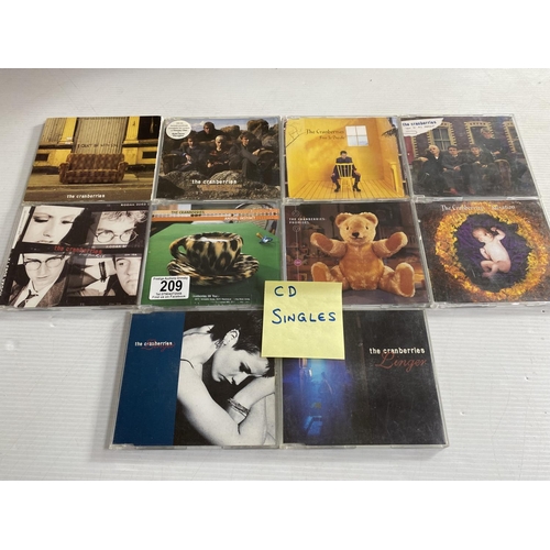 209 - 10 the cranberry’s cd singles