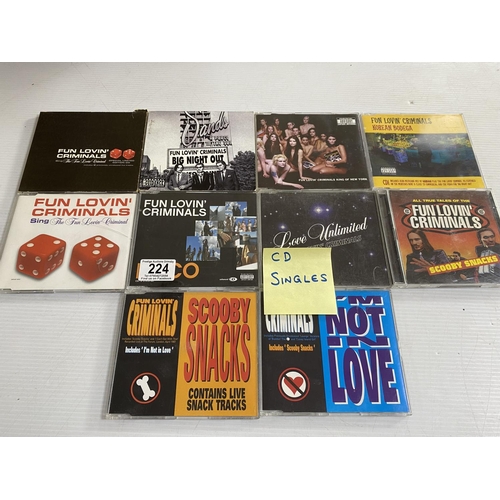 224 - 10 fun lovin criminals cd singles