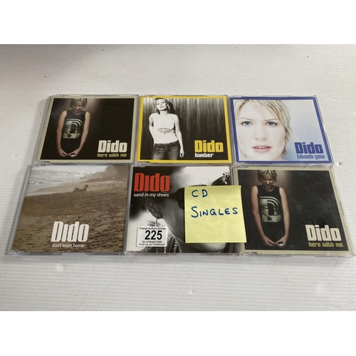 225 - 6 dido cd singles