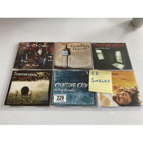 229 - 6 counting crows cd singles