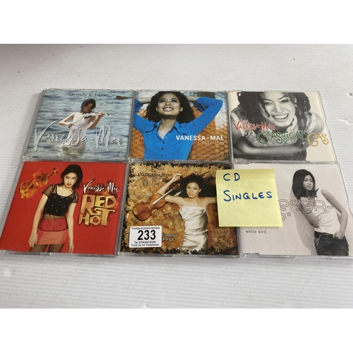 233 - 6 Vanessa may cd singles