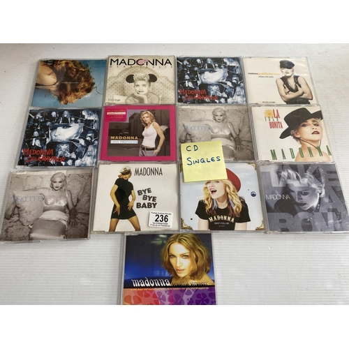 236 - 13 Madonna cd singles