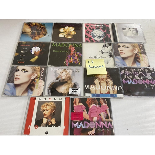 237 - 14 Madonna cd singles