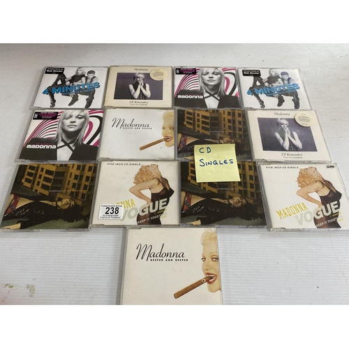 238 - 13 Madonna cd singles