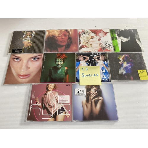 244 - 10 kylie minogue cd singles