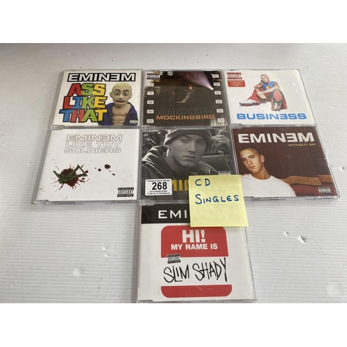 268 - 7 Eminem cd singles