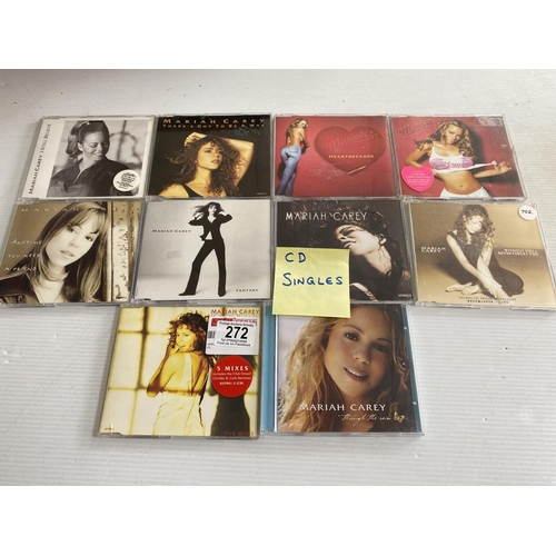 272 - 10 Mariah Carey cd singles