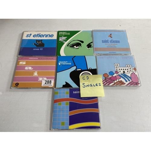 288 - 7 saint etienne cd singles