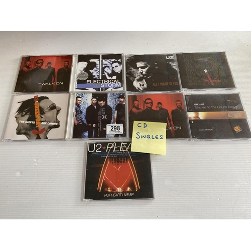 298 - 9 u2 cd singles