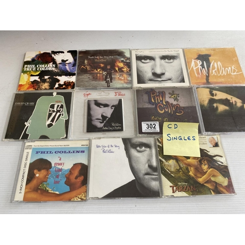 302 - 10 Phil Collins cd singles