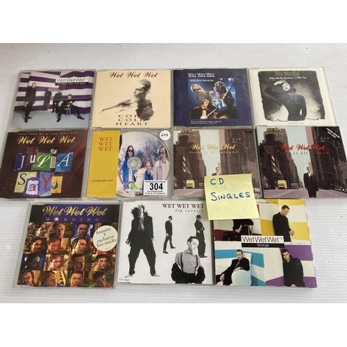 304 - 10 wet wet wet cd singles