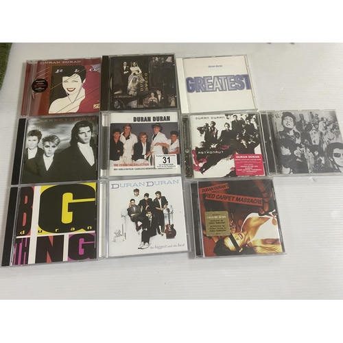 31 - 10 Duran Duran cd albums