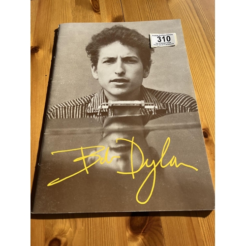 310 - Bob Dylan booklet by miles 1978