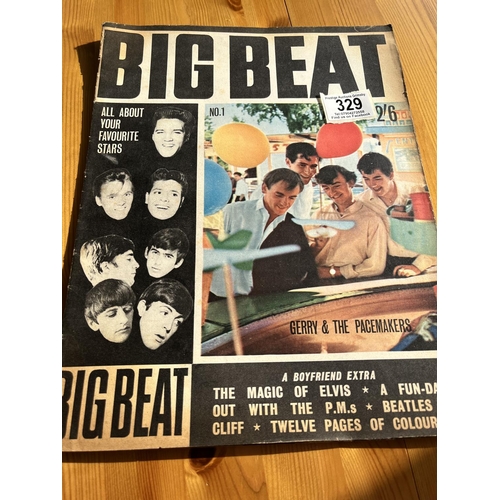 329 - Big beat 1960’s magazine original