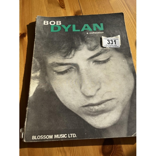 331 - Bob Dylan sheet music book a/f