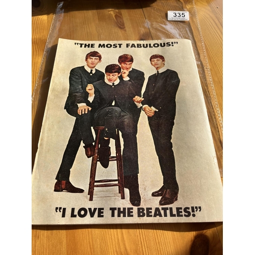 335 - Beatles tee ville 1960’s magazine