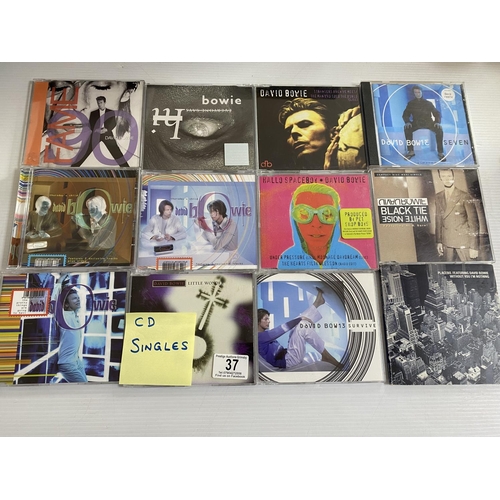 37 - 12 David Bowie cd singles