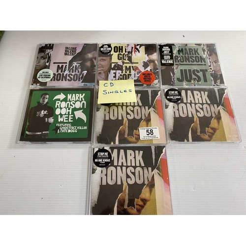 58 - 7 mark Ronson cd singles