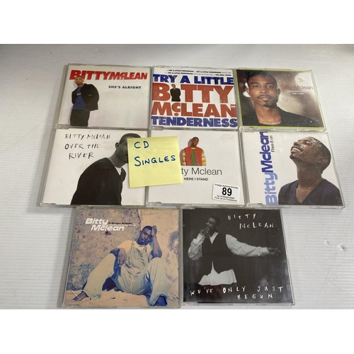 89 - 8 bitty McLean cd singles