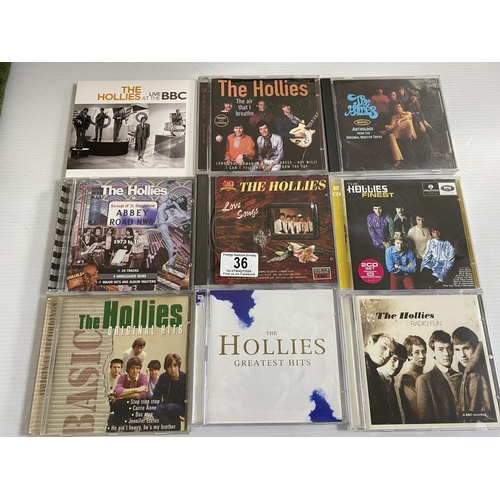 36 - 9 the hollies cd albums