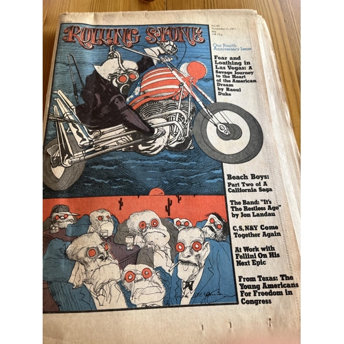 349 - Original 1971 rolling stone magazine no95 beach boys