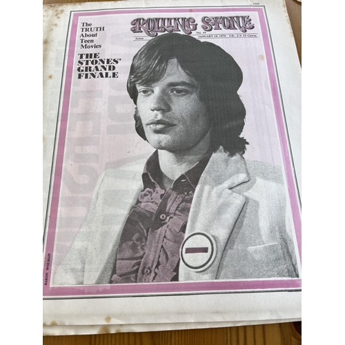 356 - Original 1970 rolling stone magazine no49 Neil young Rolling Stones complete paper