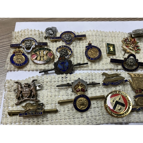 133 - COLLECTION OF OLD BADGES