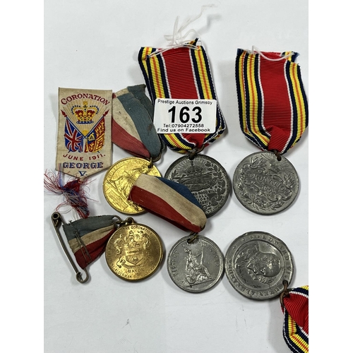 163 - 6 ASSORTED MEDALLIONS