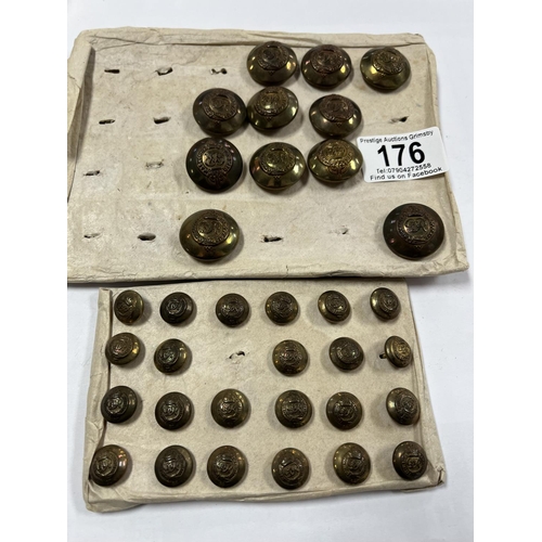 176 - ASSORTED MILITARY BUTTONS