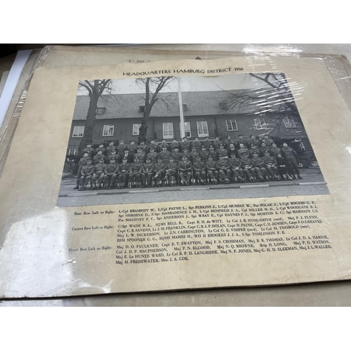 204 - ASSORTED MILITARY GROUP PHOTOGRAPHS