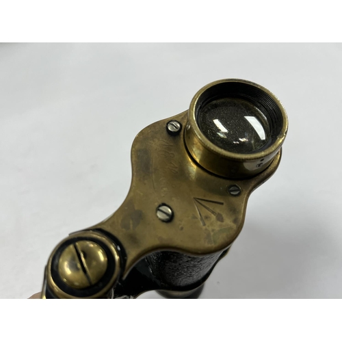 206 - VINATGE MILITARY BINOCULARS A/F