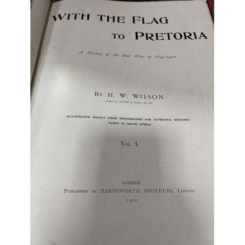 227 - WITH THE FLAG TO PRETORIA VOLUME 1 & 2 A HISTORY OF THE BOER WAR