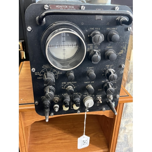 243 - RAF VULCAN BOMBER MONITOR 4436 OSCILLIOSCOPE