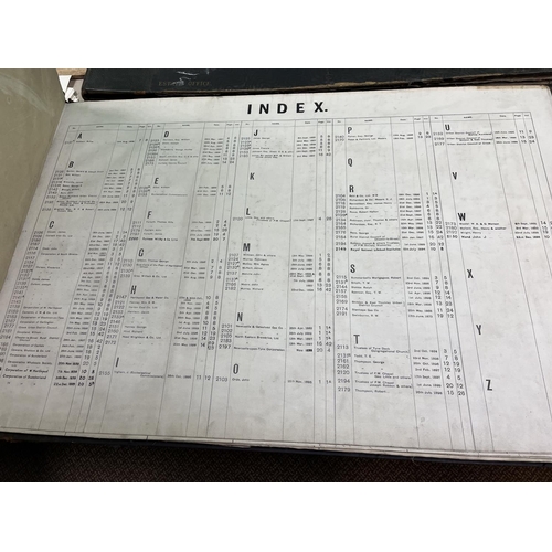 264 - NORTH EASTERN RAILWAY PLANS OF SURPLUS LAND SOLD IN THE COUNTIES OF NORTHUMBERLAND, DURHAM, WEST MAR... 