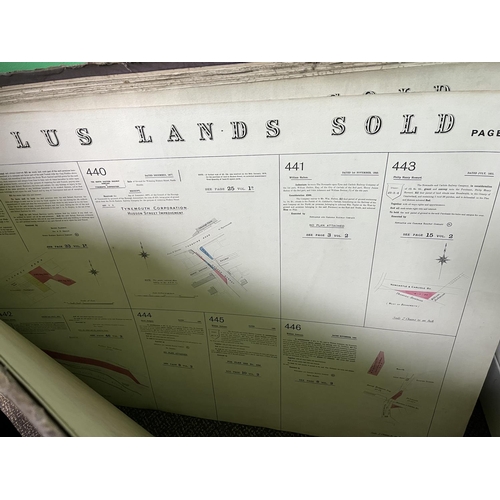 267 - NORTH EASTERN RAILWAY PLANS OF SURPLUS LAND SOLD IN THE COUNTIES OF NORTHUMBERLAND, DURHAM, WEST MAR... 