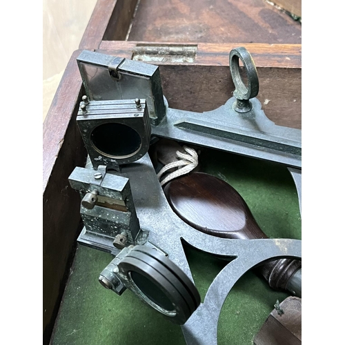 344 - RARE ANTIQUE SEXTANT C.H BOGAN OF GRIMSBY, A STUNNING FIND OF THIS ANTIQUE SEXTANT FROM A GRIMSBY CO... 