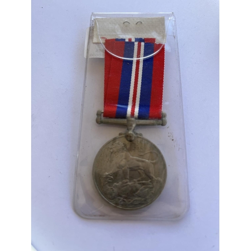 37 - WW2 MEDAL NAMED TO 21865 T BULLOCK