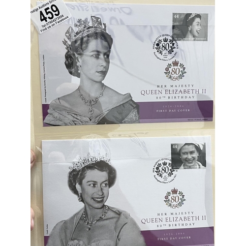 459 - QUEEN ELIZABETH 2ND FIRST DAY COVERS IN MINT CONDITION