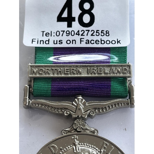 48 - ORIGINAL NORTHERN IRELAND CAMPAIGN SERVICE MEDAL