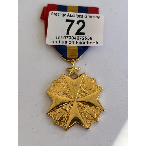 72 - REPUBLIC OF CONGO MEDAL