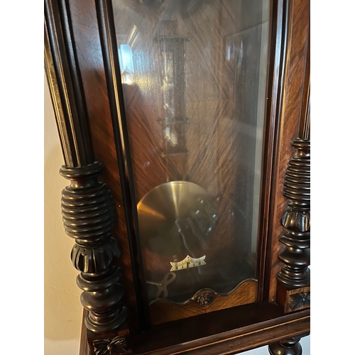 973 - tall German Vienna clock.
This truly stunning large Vienna clock is one which still has the eagle as... 