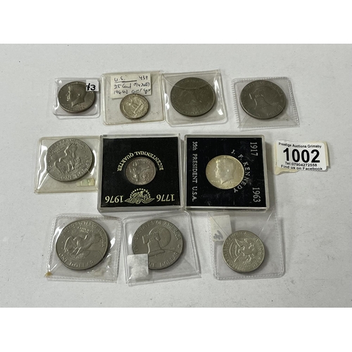 1002 - ASSORTED AMERICAN COINAGE