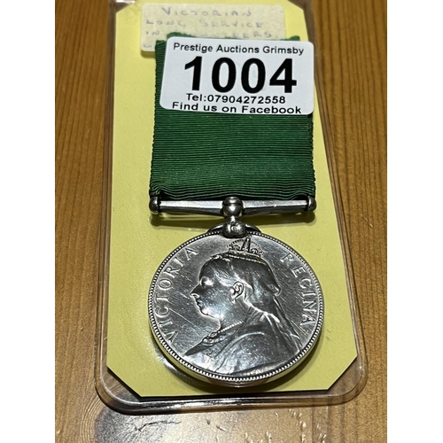 1004 - VICTORIAN LONG SERVICE MEDAL IN VOLUNTEERS UNAMED AS ISSUED