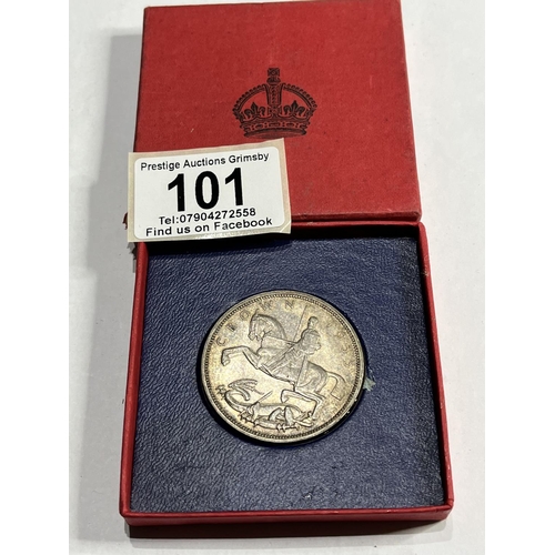 101 - 1935 SILVER CROWN IN A BOX
