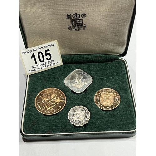 105 - GUERNSEY 1966 COIN SET